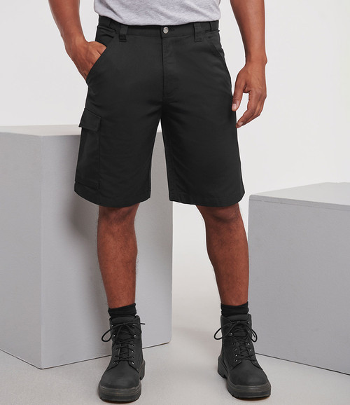 Russell Athletic Workwear Poly/Cotton Shorts