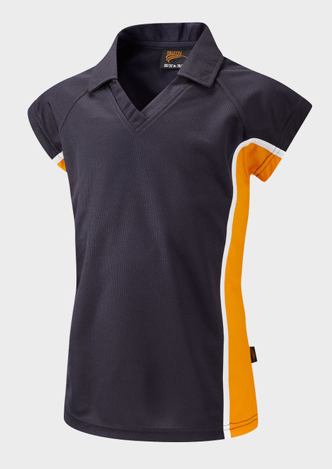 Glenthorne Girls PE Blouse Navy/Amber