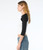 Bella Ladies Micro Rib 3/4 Raglan Baby T-Shirt