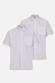 White Short Sleeve Shirts (2 pack)