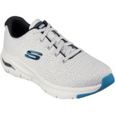 Skechers Arch Fit Takar Trainer, White (M)