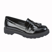 L983 Black School Shoe