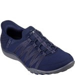 Skechers Breathe-Easy - Roll-With-Me Shoe, Navy