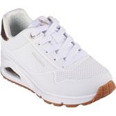 Skechers Uno Gen1 - Shimmer Away Trainer, White