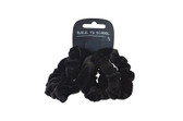 Black Velvet Scrunchies