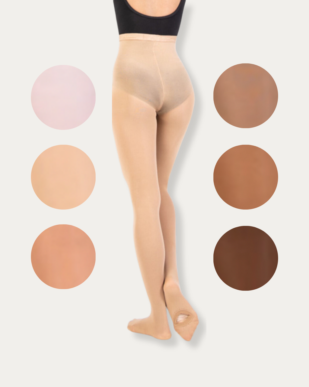 Body Wrappers Convertible Tights A31X Plus Size Backstage