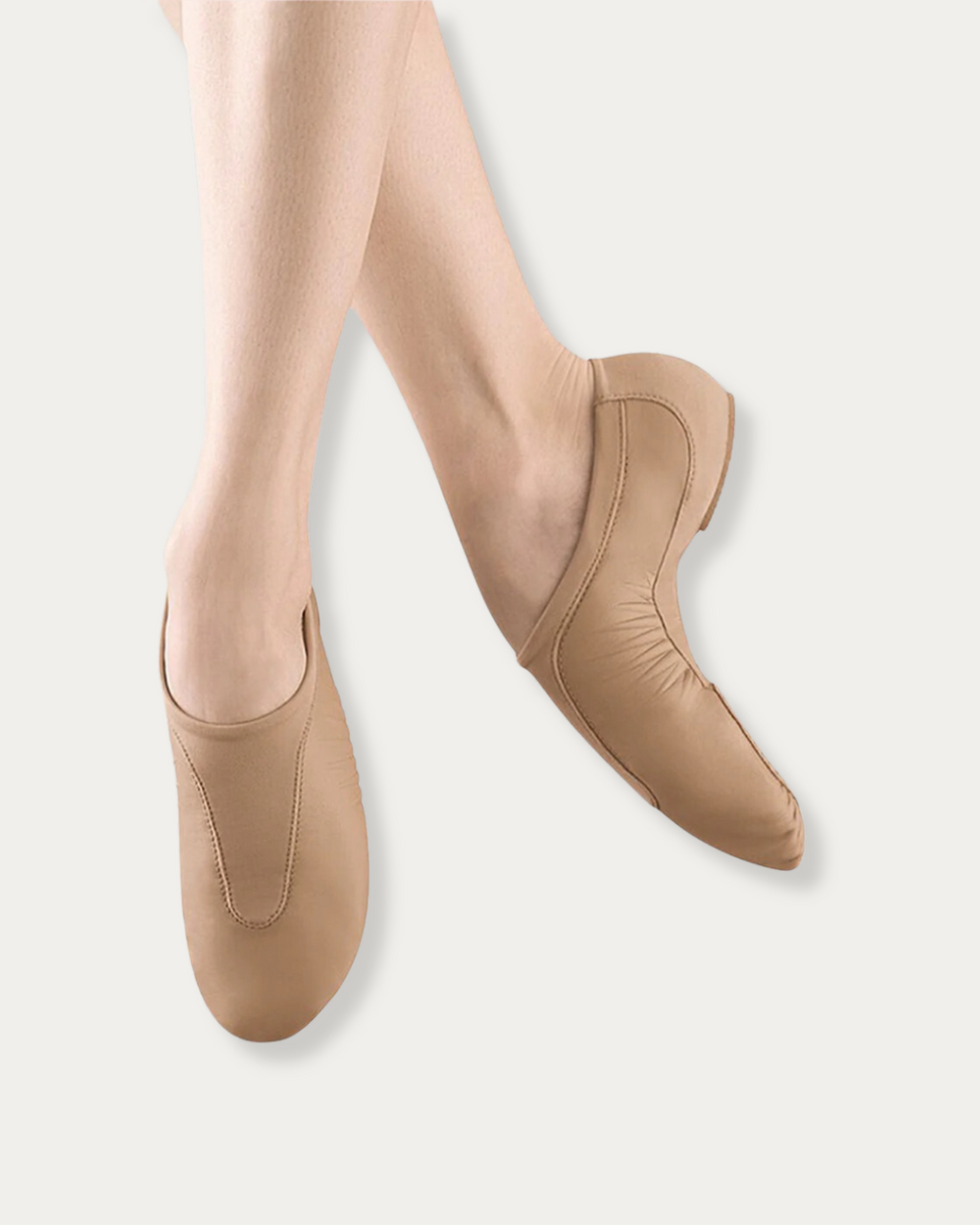 Bloch Youth Pulse Leather Jazz Shoes - Tan - Backstage Dancewear