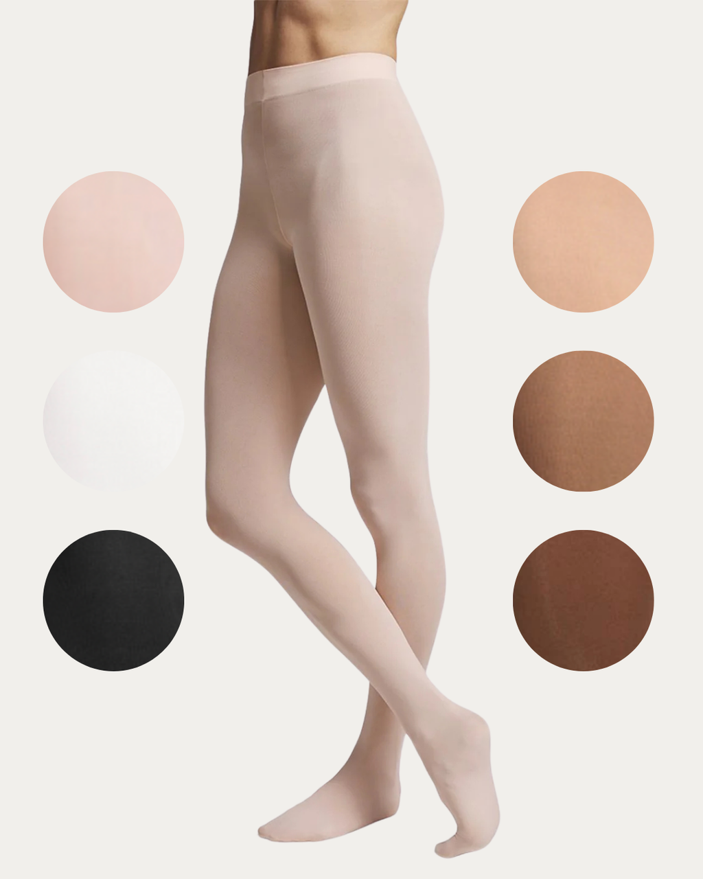 Bloch Contoursoft Convertible Tights T0982L Adult Backstage