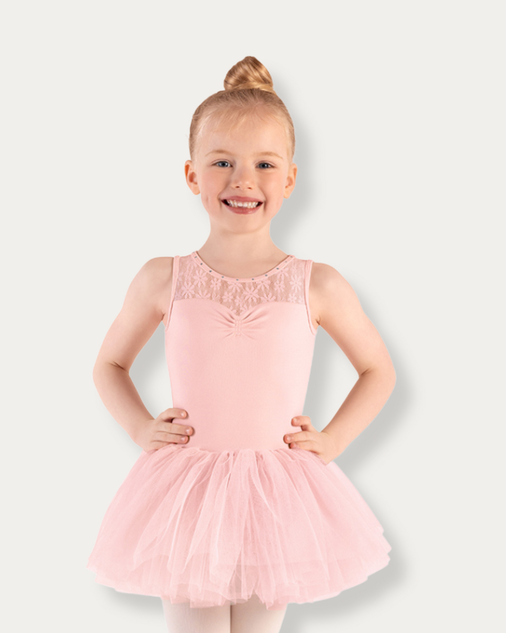 Daisy Lace Tutu Leotard - Pink - Backstage Dancewear & Gifts