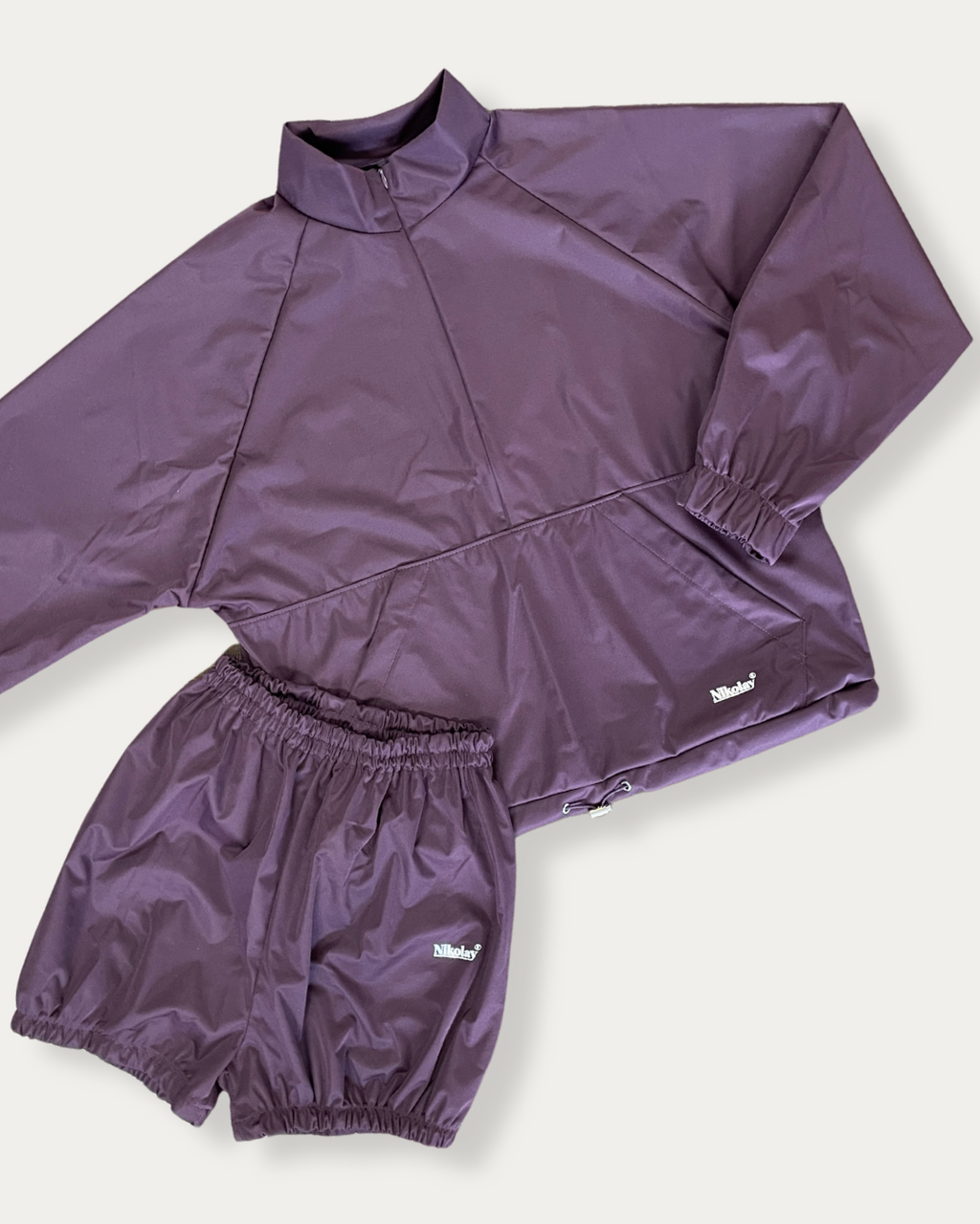 Nikolay BLAZE Heat Retention Warm Up Jacket - Mirtillo - Backstage