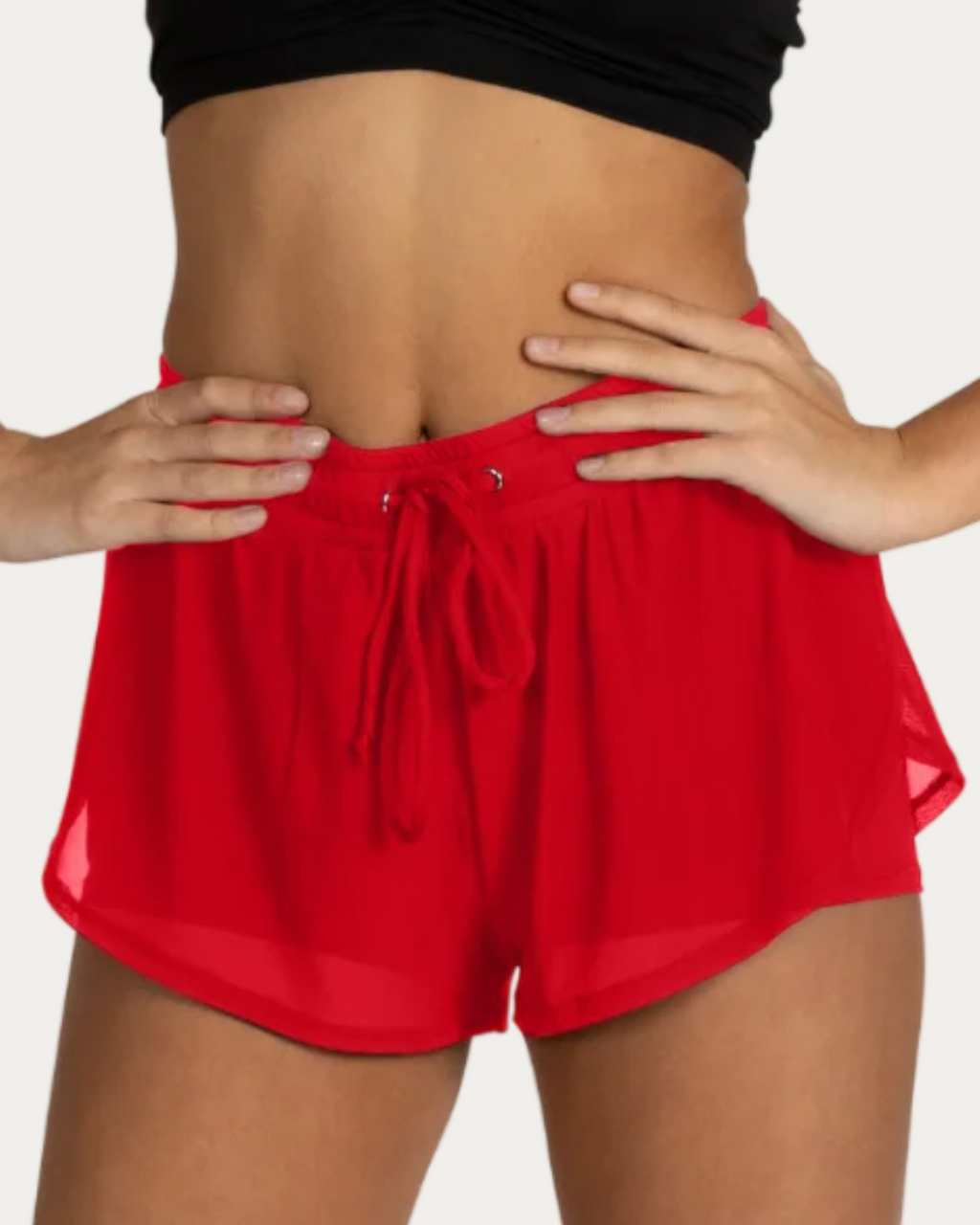 XO Breezy Flow Short - Red - Backstage Dancewear & Gifts