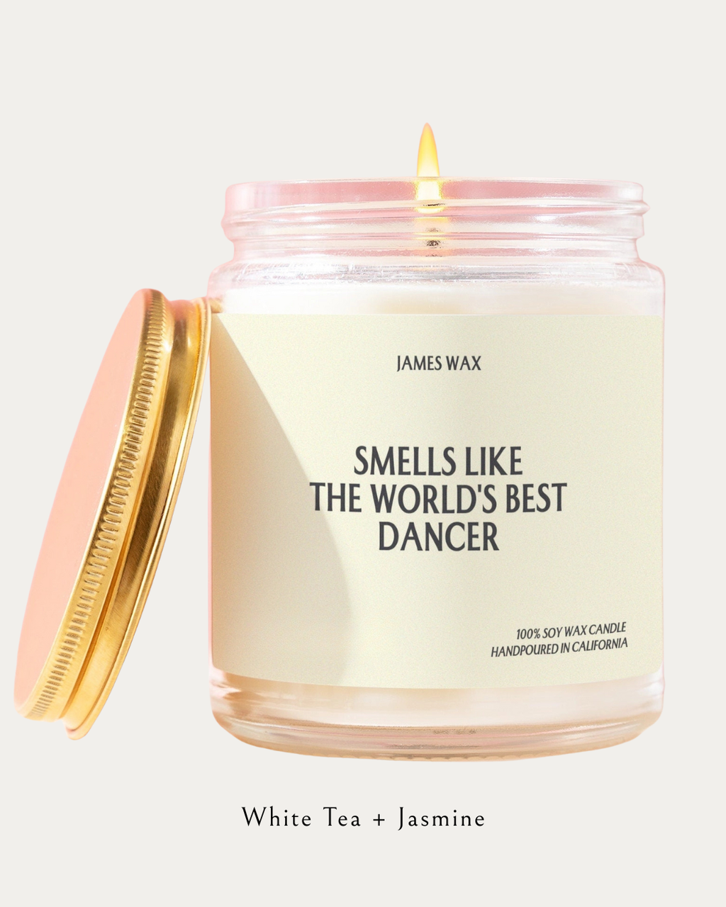Smells Like World's Best Dancer Candle - White Tea + Jasmine