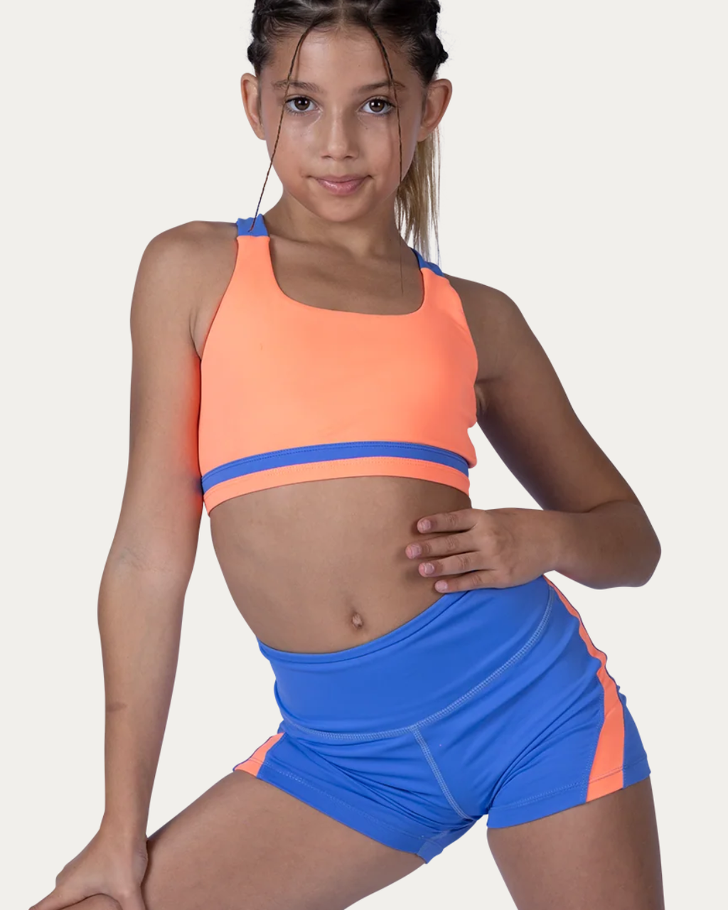 XoDanceCo Vibe Short - Neon Coral - Backstage Dancewear & Gifts