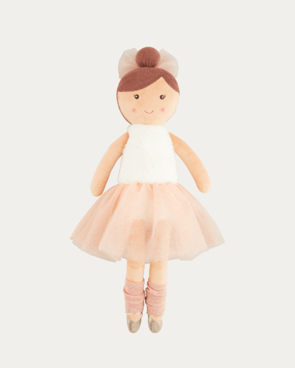 My First Ballerina Doll Brunette | Plush Ballet Gift for Toddlers