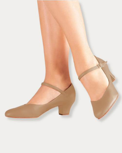 So Danca Character Shoe with 1 1/2" Heel - Caramel So Danca Character Shoe with 1 1/2" Heel - Caramel
