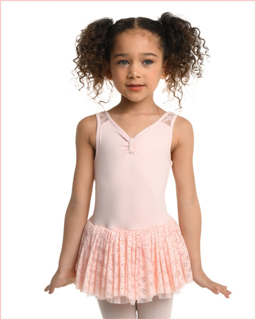 Mira Bow Back Tutu Dress - Rose Quartz