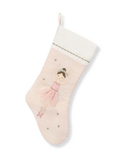Ballerina Doll Christmas Stocking