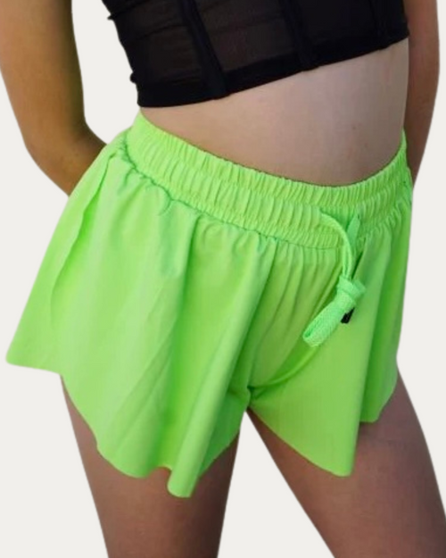Flutter Skort - Neon Green Flutter Skort - Neon Green