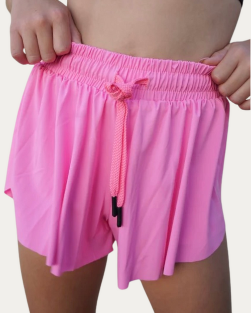 Flutter Skort - Neon Pink