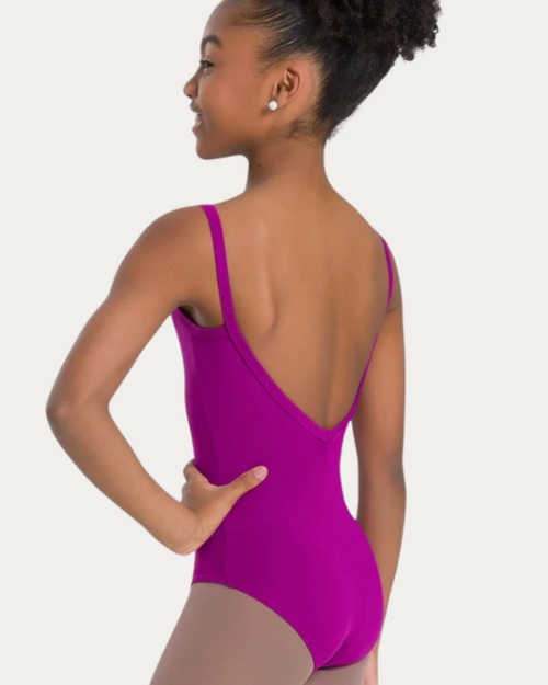 Princess Seam Camisole Leotard - Girls - Raspberry