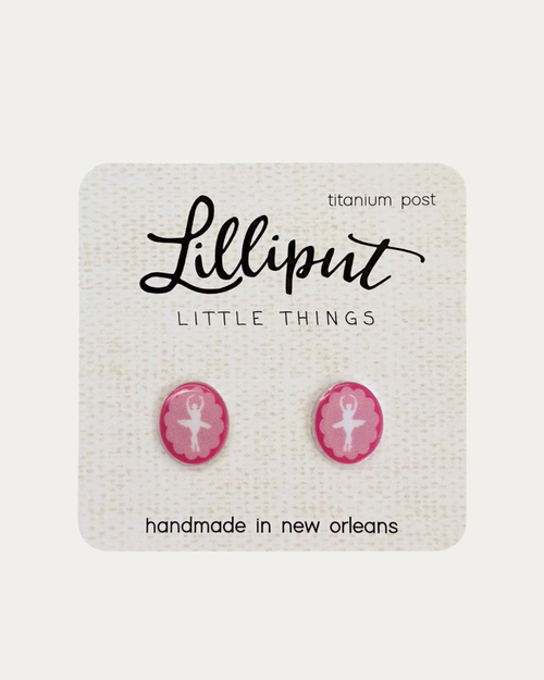 Ballerina Cameo Earrings