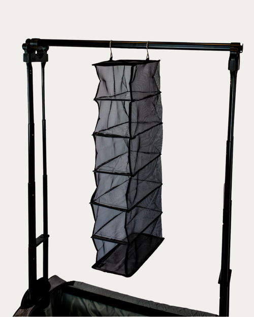 6-Shelf Transparent Hanging Shoe/Accessory Organizer
