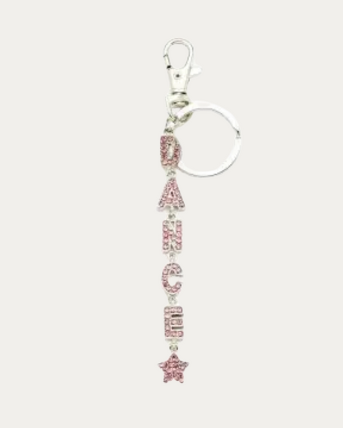 Pink Dance Word Bag Charm Pink Dance Word Bag Charm