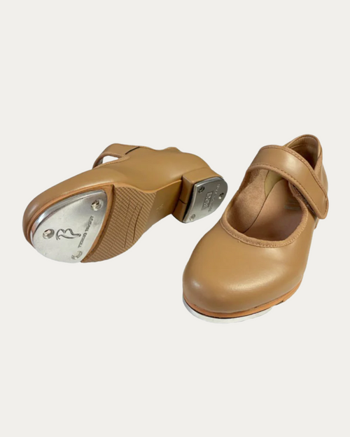 Bloch Girls Allie Velcro Tap Shoe - Bloch Tan