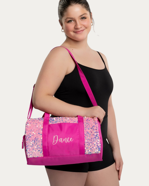 Pink Shimmer Dance Duffle