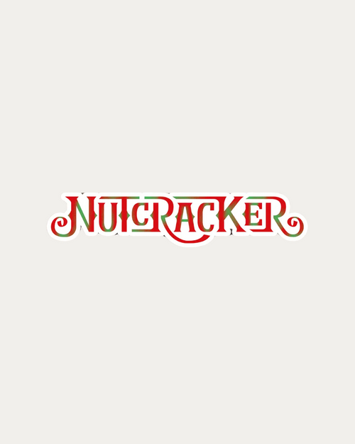 Holiday Nutcracker Red/Green Christmas Vinyl Sticker Holiday Nutcracker Red/Green Christmas Vinyl Sticker