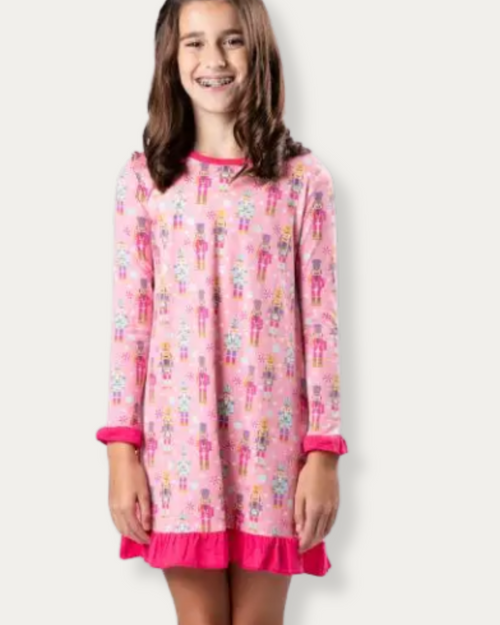 Kids Whimsy Nutcracker Jammie Gown