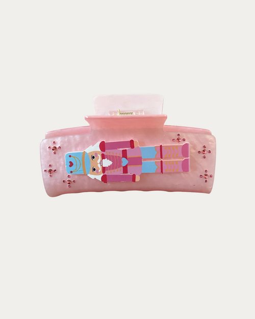 Pink Nutcracker Hair Clip Pink Nutcracker Hair Clip