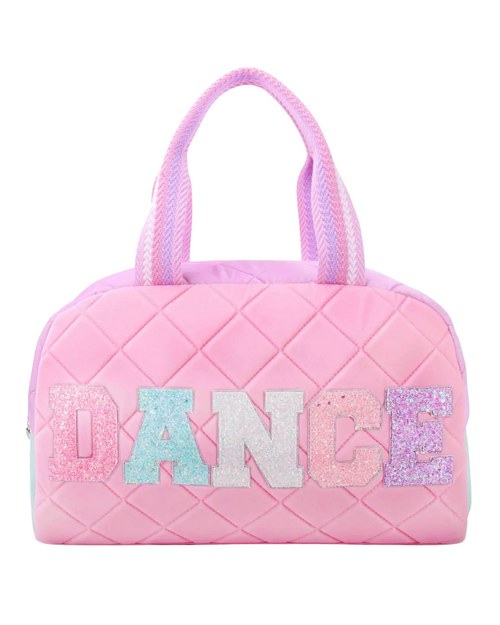 'dance' Velvet Color Block Medium Duffle Bag 'dance' Velvet Color Block Medium Duffle Bag