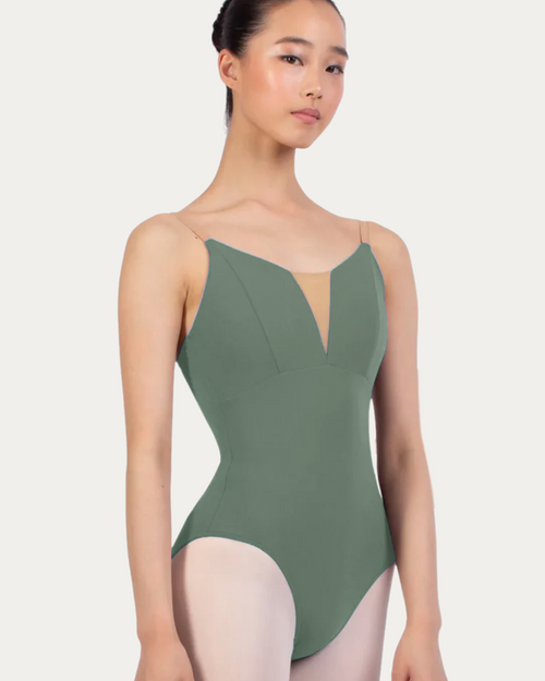 Nikolay Little Charlotte Camisole Youth Leotard - Olive