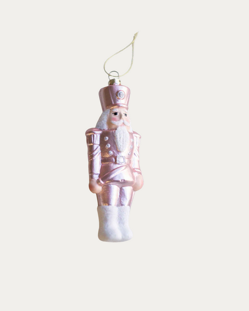 Blushing Pink 6" Nutcracker Ornament Blushing Pink 6" Nutcracker Ornament