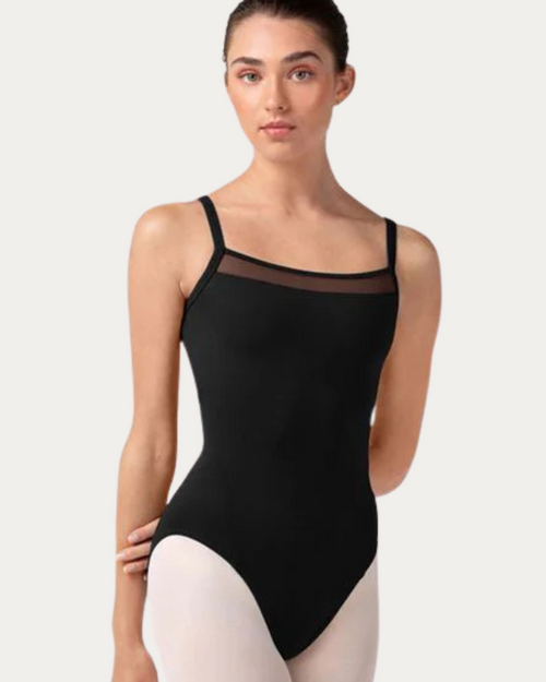 Bloch Mesh Camisole Adult Leotard - Black