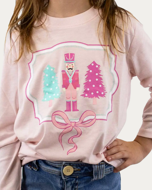 Youth Nutcracker Dreams Long Sleeve Crew Neck T-Shirt Youth Nutcracker Dreams Long Sleeve Crew Neck T-Shirt