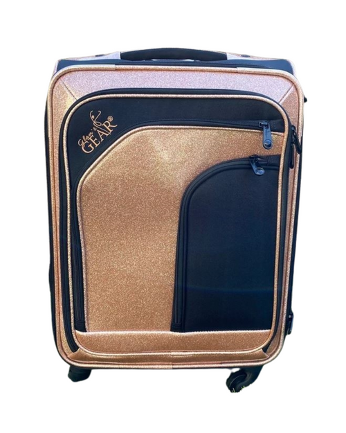 Solo™ Carry-On with uHide® Extendable Garment Rack - Rose Gold