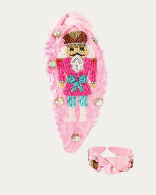 Pink Beaded Nutcracker Headband Pink Beaded Nutcracker Headband