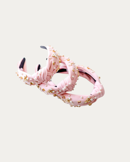 Cheeky Plum "Pearl Pirouette" Beaded Headband