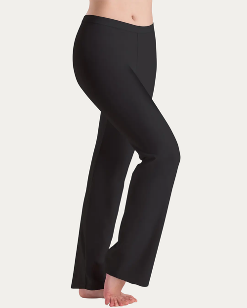 Elastic Waist Jazz Pant - Adult - Black