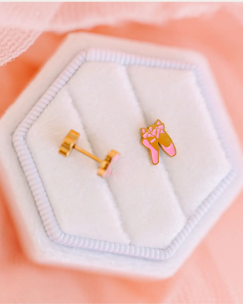 Pierced Co Ballet Shoe Earrings