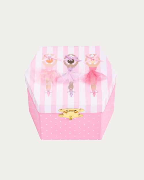 Three Ballerinas Musical Jewelry Box