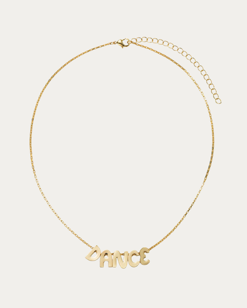 Kids 18K Gold Plated "Dance" Necklace