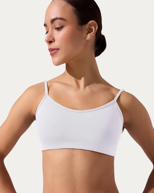 Capezio Camisole Adult Bra Top - White