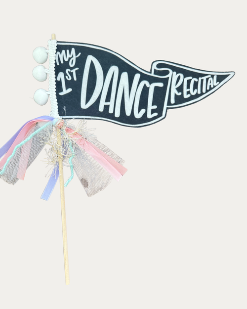 "My First Dance Recital" Pennant Flag