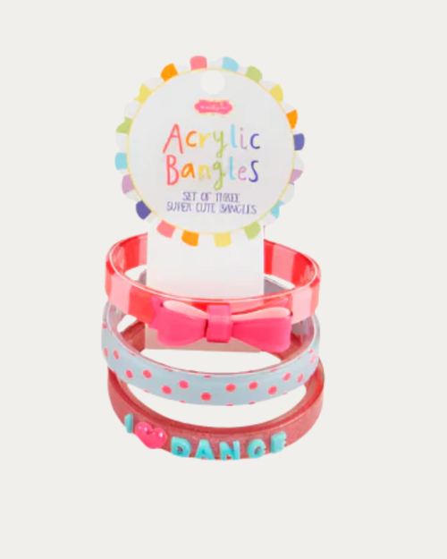 Kid's Set of 3 Acrylic Dance Bangles