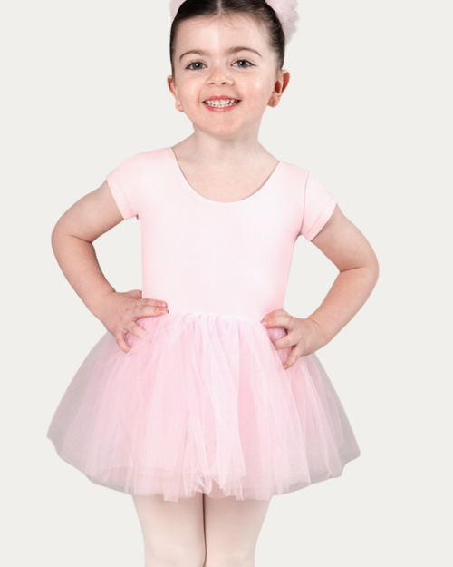 Heidi Kid's Cap Sleeve Tutu - Candy Pink