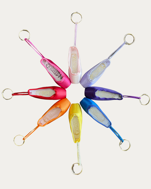 Mini Pointe Shoe Key Ring