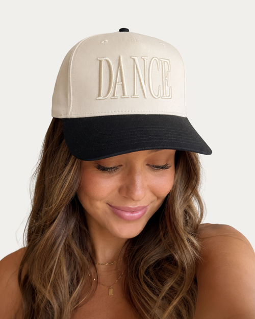 3D Puff Embroidered "DANCE" Hat